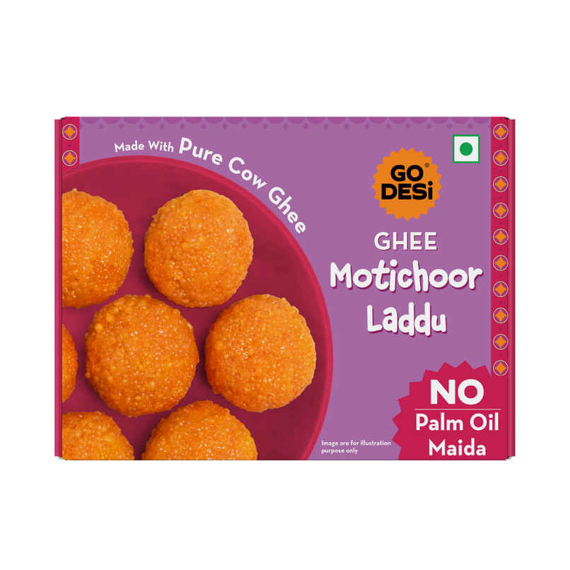 GO DESi Ghee Motichoor Laddu | Made with pure cow ghee