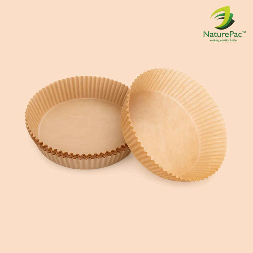 Naturepac AirFryer Paper Liners Round 6 inch
