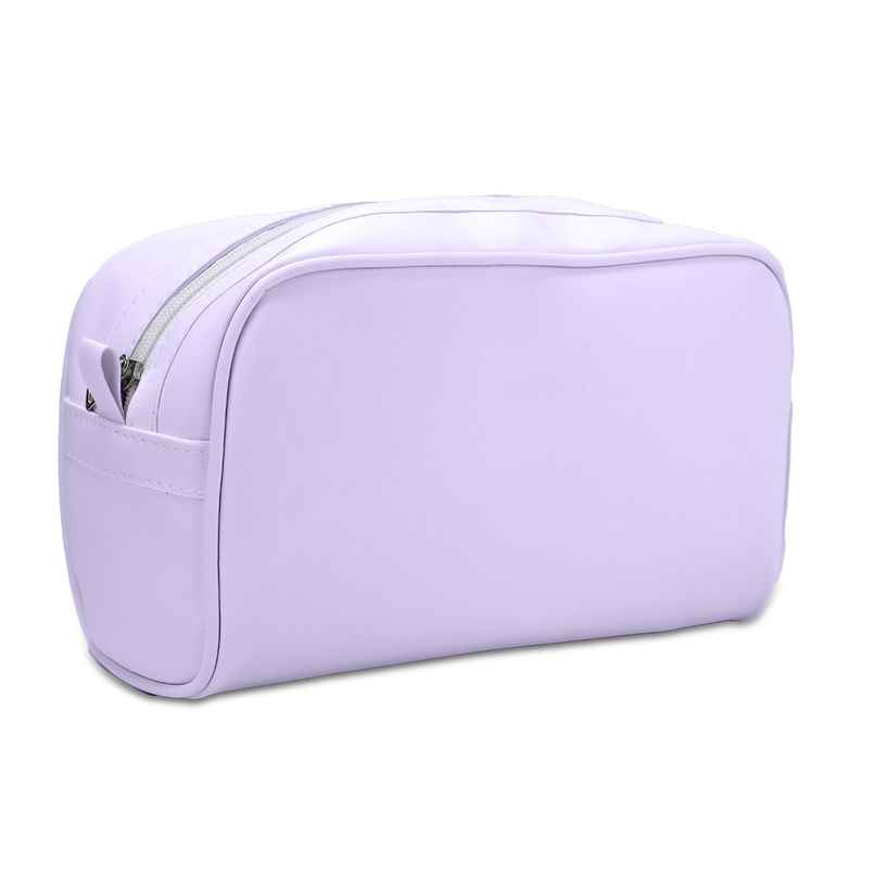 Sanfe Prolume Travel Pouch Essentials Bag See Through Make Up Organiser Toiletry Kit - Purple