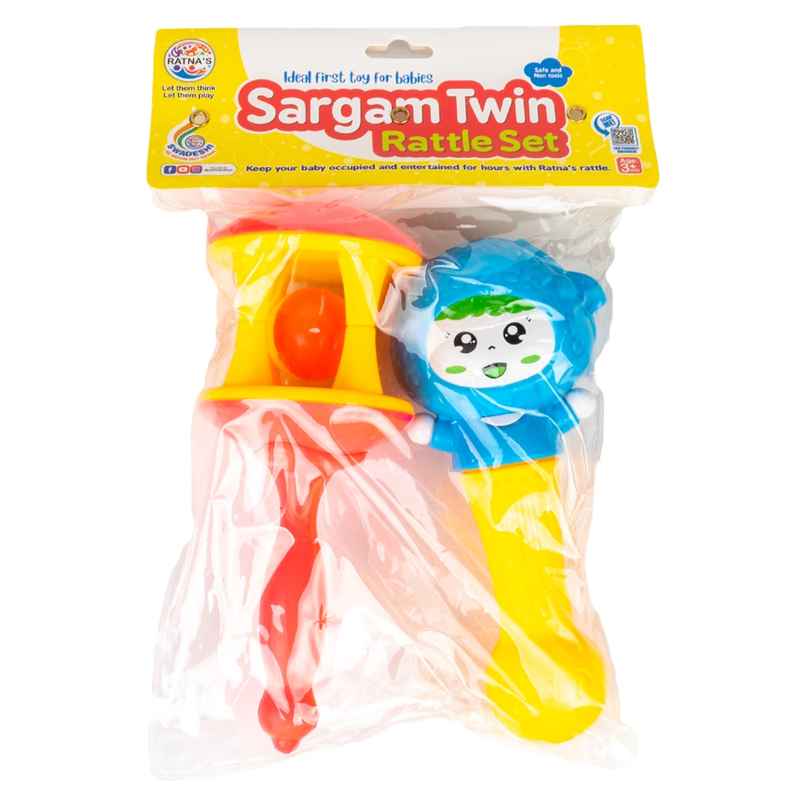 Ratna's Sargam Twin Rattle Set | Assorted Ratna's Sargam Twin Rattle Set | Assorted