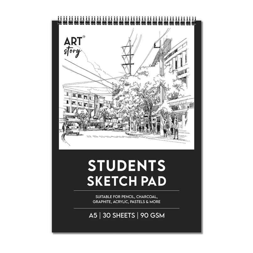 Itsy Bitsy Student Sketchbook Top Wiro With Hanger A5 90gsm 30 Sheets