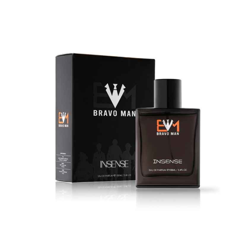 Bravoman Insense | Eau De Parfum | Perfume For Men - Aromatic | Aquatic | Spicy | Fruity