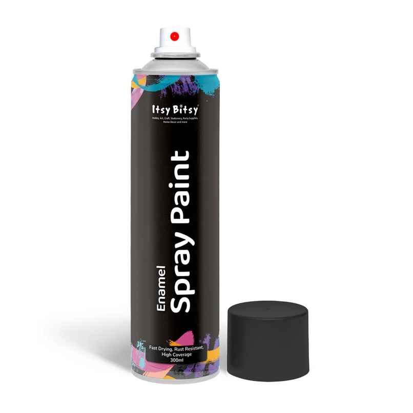 Itsy Bitsy Spray Paint Glossy Black 300 ml Ib