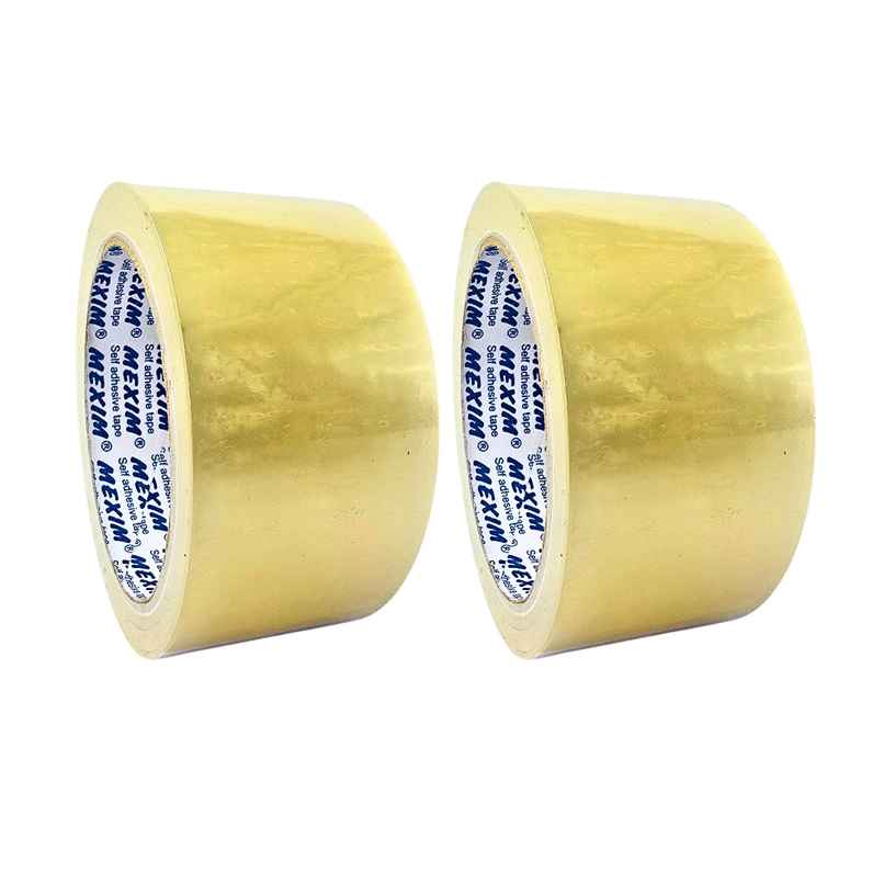ABK Clear Bopp Packaging Tapes | 48 mm x 50 m x 50 micron | Pack of 2