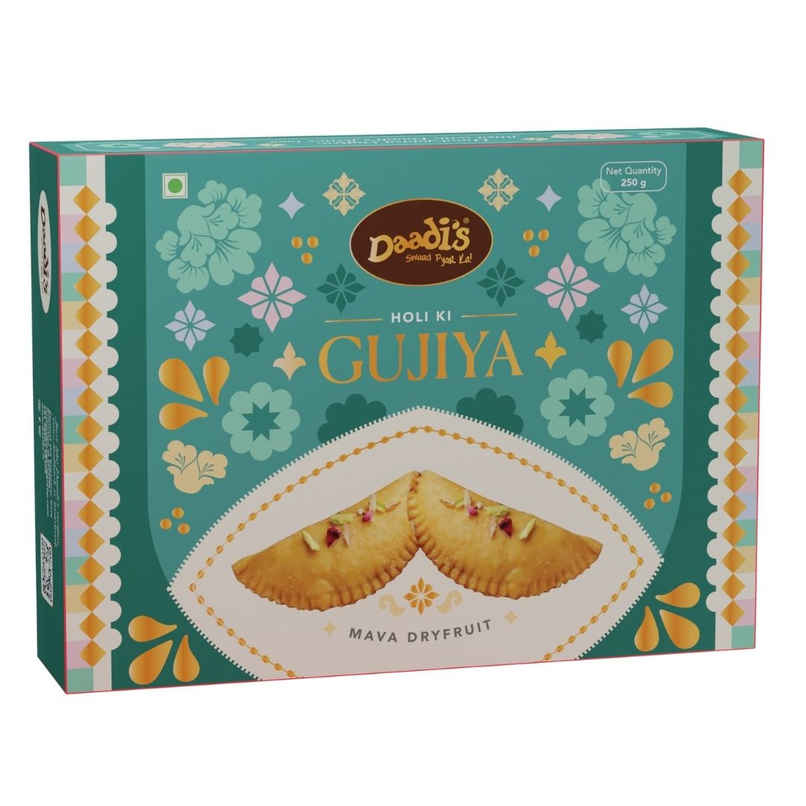 Coconut Dryfruit  Gujiya - By Daadi's