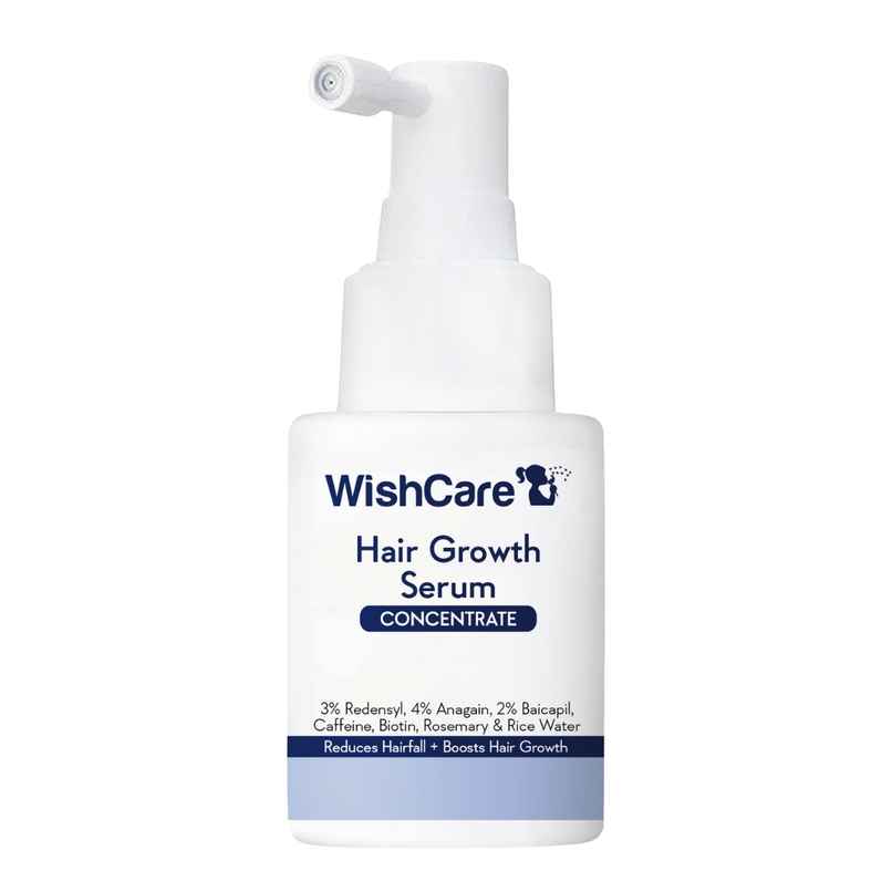 WishCare Hair Growth Serum Concentrate-Resdensyl,Anagain,Caffeine,Biotin, Keratin & Rice Water
