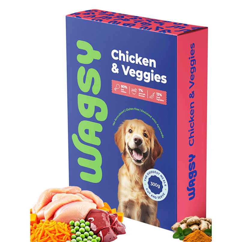 Wagsy - Chicken & VEGgies | Fresh Wet FOOD For Dogs Wagsy - Chicken & VEGgies | Fresh Wet FOOD For Dogs