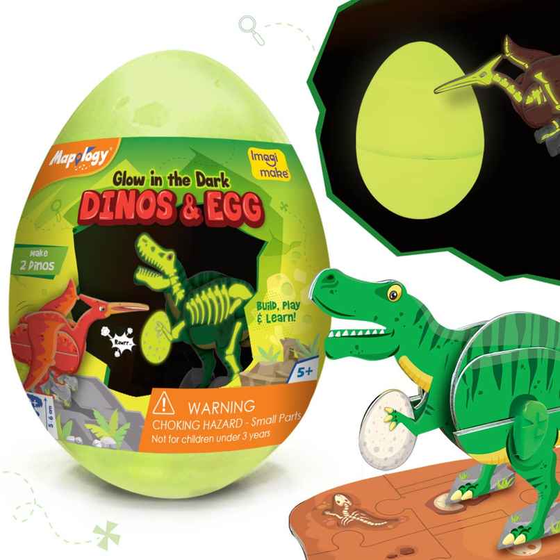 Imagimake Dino & Egg - Green Imagimake Dino & Egg - Green
