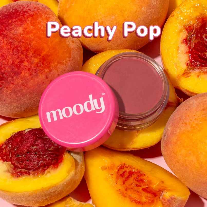 Moody Plush Lip & Cheek Tint - Peachy Pop Moody Plush Lip & Cheek Tint - Peachy Pop
