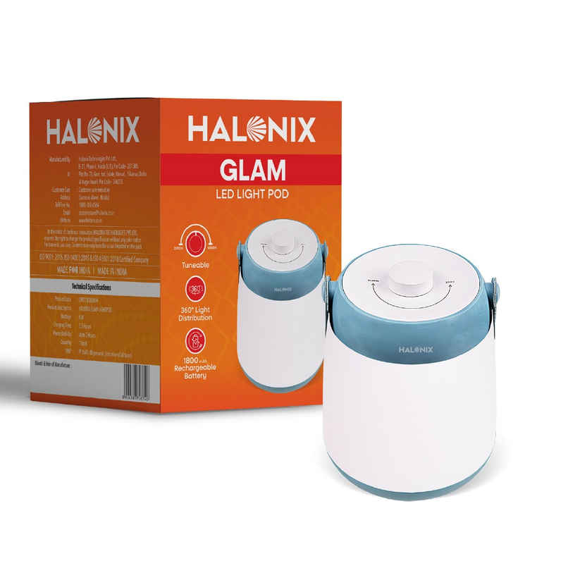 Halonix Glam Pod Rechargeable Emergency Light With Dimming Function.