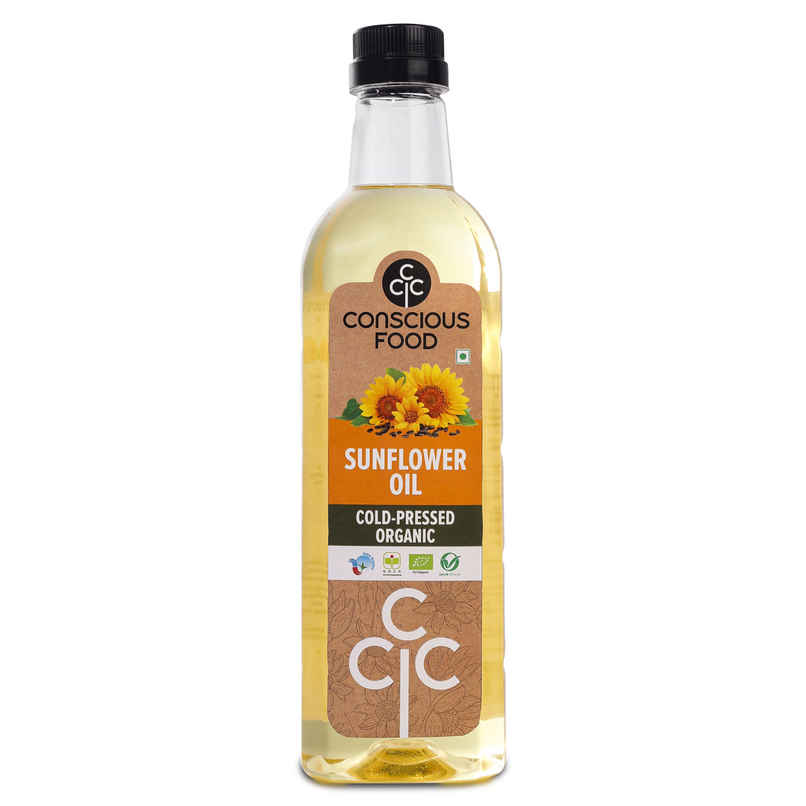 Conscious Food  Cold Pressed Sunflower Oil | Healthy Cooking Oil