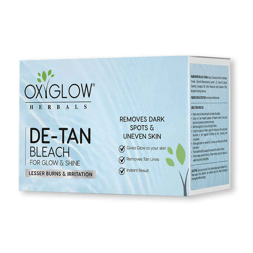 Oxyglow Herbals D-Tan Bleach Cream For Tan Removal - Skin Brightening | Skin Toning & Softening Oxyglow Herbals D-Tan Bleach Cream For Tan Removal - Skin Brightening | Skin Toning & Softening