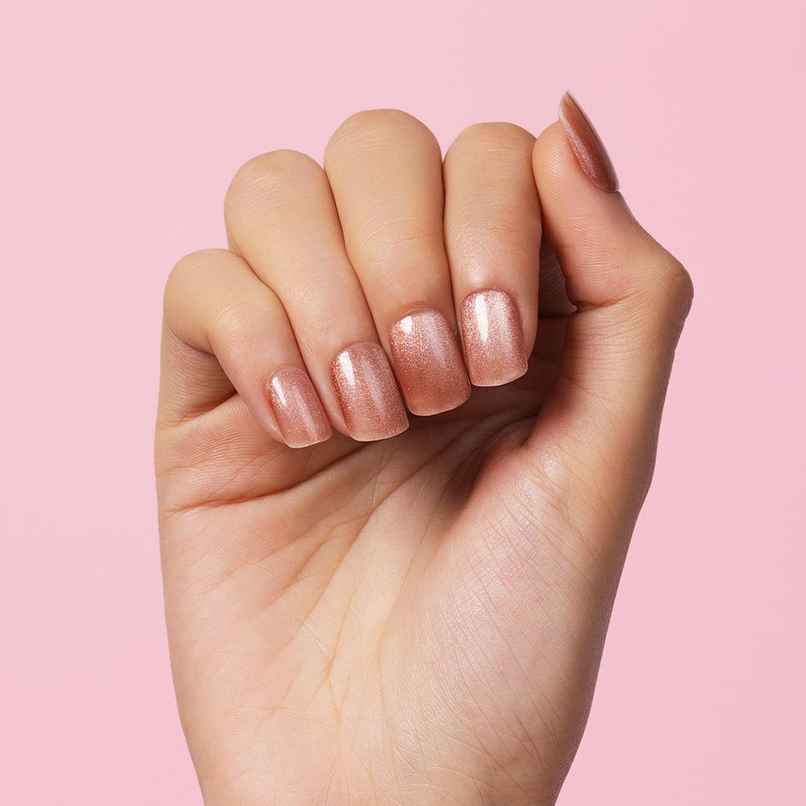 Gush Beauty Nailed It | Reusable Luxury Press On Nails | Super Short Square | Siren | Nude