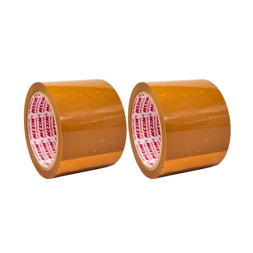 ABK Brown Bopp Packaging Tapes | 72 mm x 50 m x 50 micron | Pack of 2