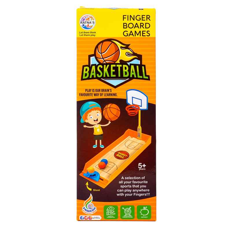 Ratna's Finger Board Basket Ball | Assorted