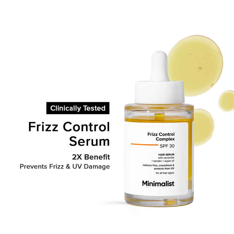 Minimalist Frizz Control Complex SPF 30 Hair Serum Minimalist Frizz Control Complex SPF 30 Hair Serum