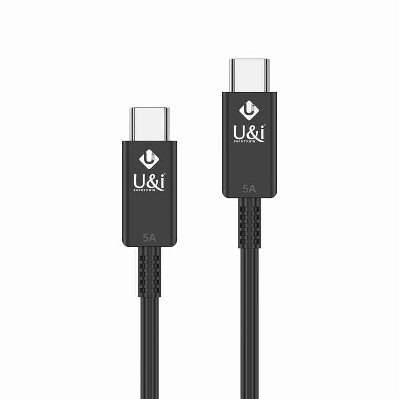 U&i UiDC-2232 Type-C to Type-C Cable 120W Fast Charging | Black