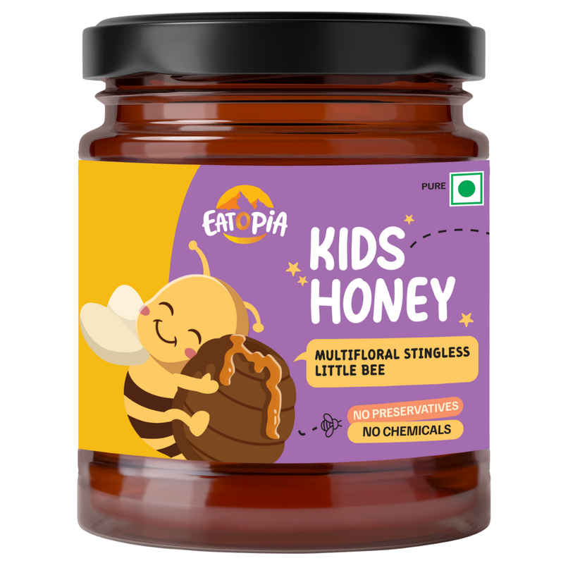 Eatopia Kids Honey - Little Bee | Ayurvedic Immunity Booster | Natural Pure | No Added Sugar Eatopia Kids Honey - Little Bee | Ayurvedic Immunity Booster | Natural Pure | No Added Sugar