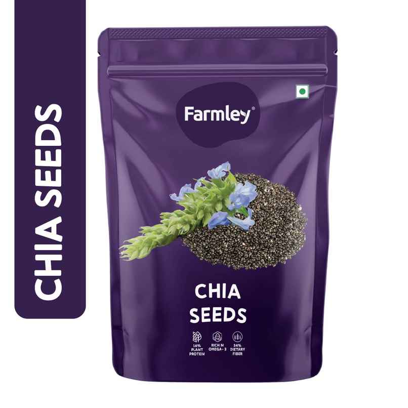 Farmley Premium Natural Chia Seeds Rich in Protein & Fiber Farmley Premium Natural Chia Seeds Rich in Protein & Fiber