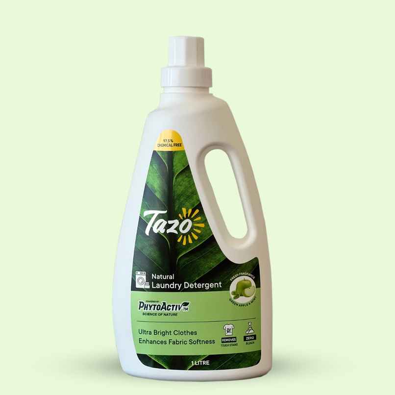 Tazo Green Apple Natural Laundry Detergent Liquid