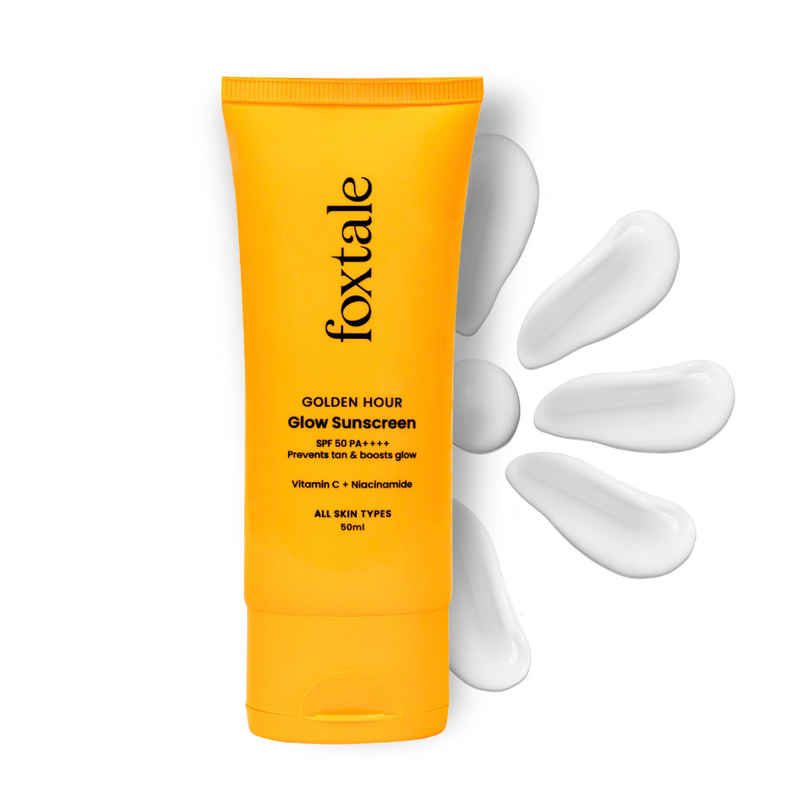 Foxtale Glow Sunscreen SPF50 PA++++ In-Vivo Tested Foxtale Glow Sunscreen SPF50 PA++++ In-Vivo Tested