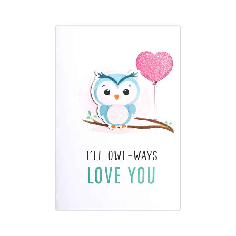 Itsy Bitsy Greeting Card & Envelope Love You Latte 4 x 6 Inch 2 Pc Pb Lb