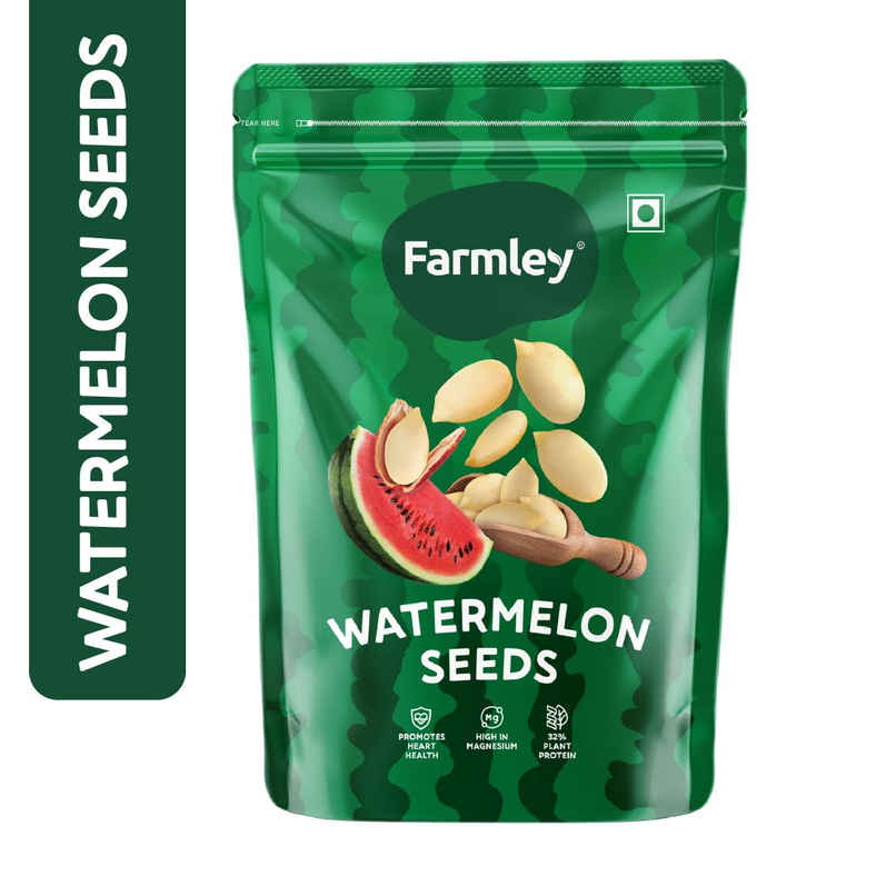 Farmley Watermelon Seeds | Raw Magaj Seeds I Tarbuj Beej | Rich In Protein Farmley Watermelon Seeds | Raw Magaj Seeds I Tarbuj Beej | Rich In Protein