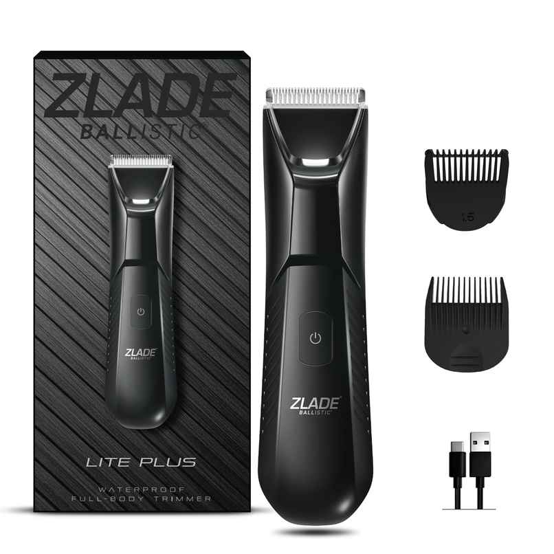 Zlade Ballistic Lite Plus Full-Body Trimmer For Men | Beard, Body & Balls Zlade Ballistic Lite Plus Full-Body Trimmer For Men | Beard, Body & Balls