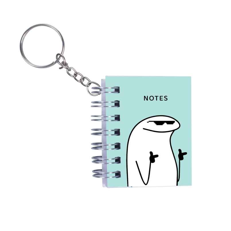 Itsy Bitsy Key Chain Notebook Take Notes L6.8 x W5.3cm 70gsm 80pages 1 Book Lb