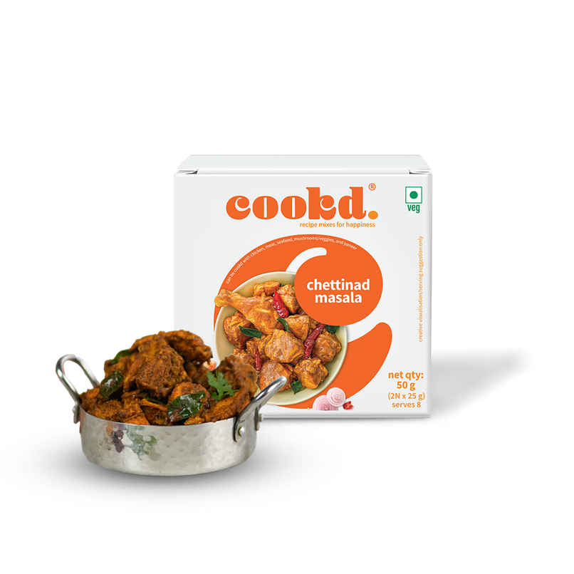 Cookd Chettinad Masala | Ready to Cook Spice Mix Cookd Chettinad Masala | Ready to Cook Spice Mix
