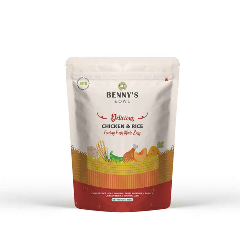 Benny's Bowl Fresh & Wet Dog Food - Chicken & Rice Benny's Bowl Fresh & Wet Dog Food - Chicken & Rice