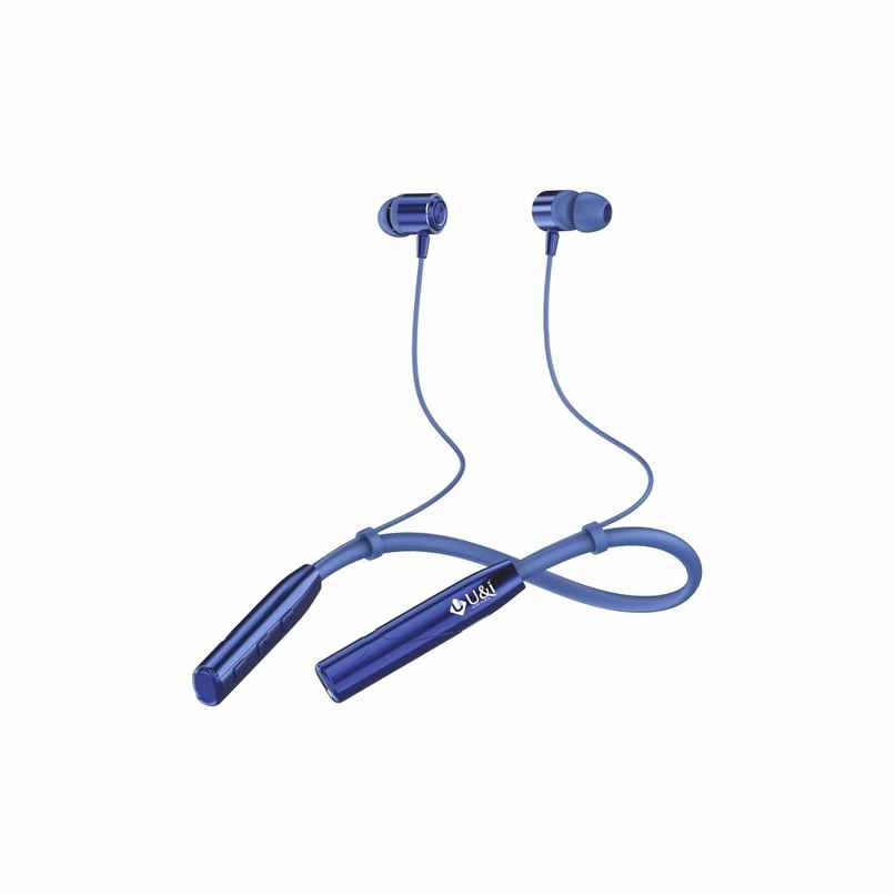 U&i Dynamic Neckband 60H Playtime | ENC | Magnetic Control | Blue