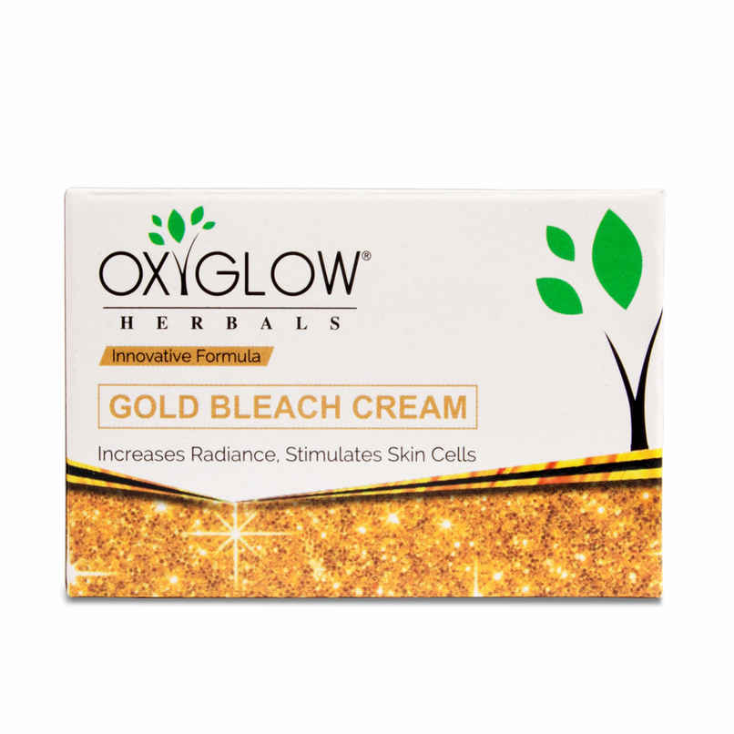 Oxyglow Herbals Gold Bleach Cream For All Skin Types | Gives Instant Glow & Lightens Pigmentation Oxyglow Herbals Gold Bleach Cream For All Skin Types | Gives Instant Glow & Lightens Pigmentation