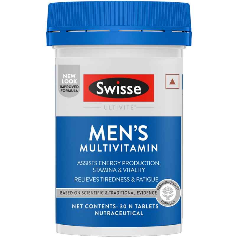 Swisse Men'S Multivitamin - Boosts Energy, Stamina & Vitality, Vitamins & Minerals (30 Tabs)