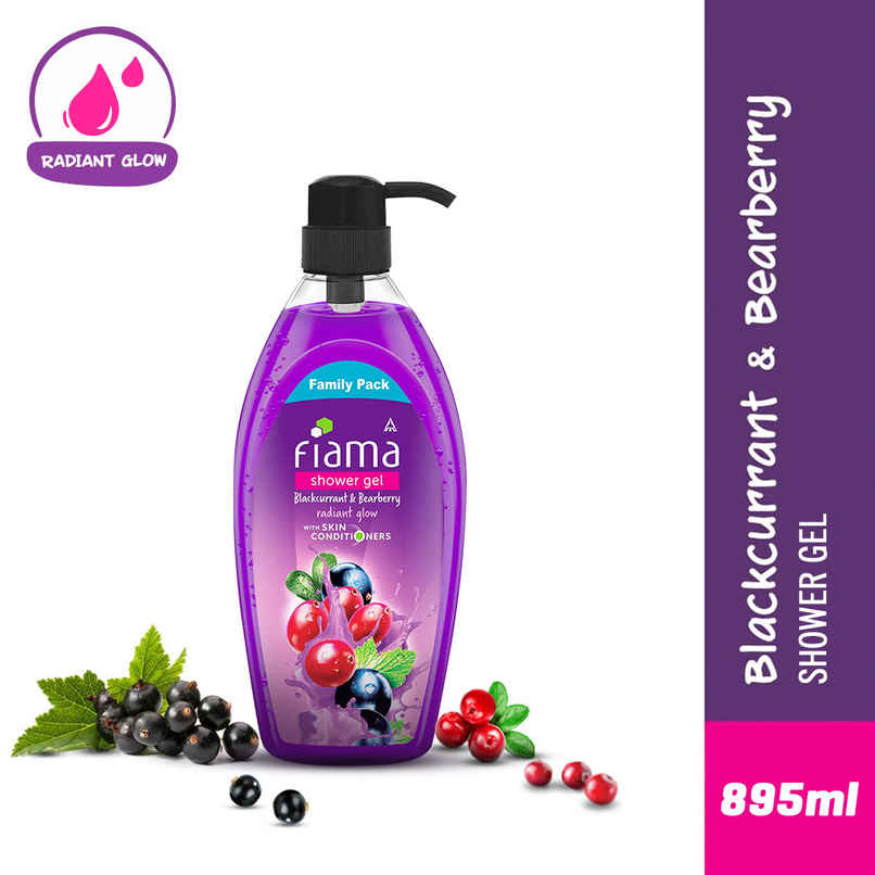 Fiama Body Wash Shower Gel Blackcurrant & Bearberry, with Skin Conditioners for Radiant Glow Fiama Body Wash Shower Gel Blackcurrant & Bearberry, with Skin Conditioners for Radiant Glow