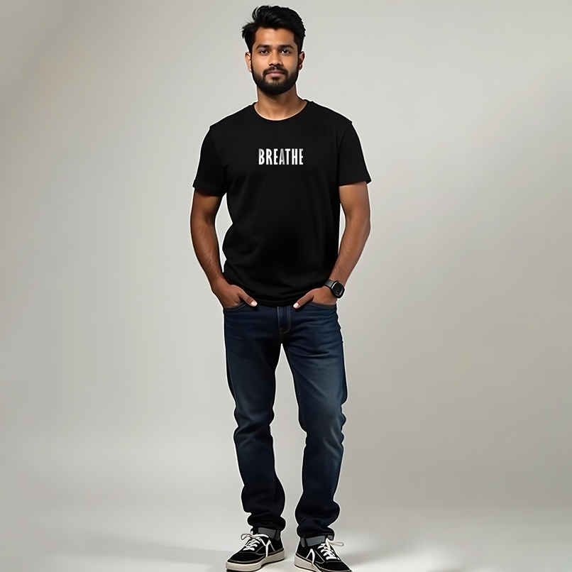 Mad Over Print Men's Breath T-shirt | Black - M Mad Over Print Men's Breath T-shirt | Black - M