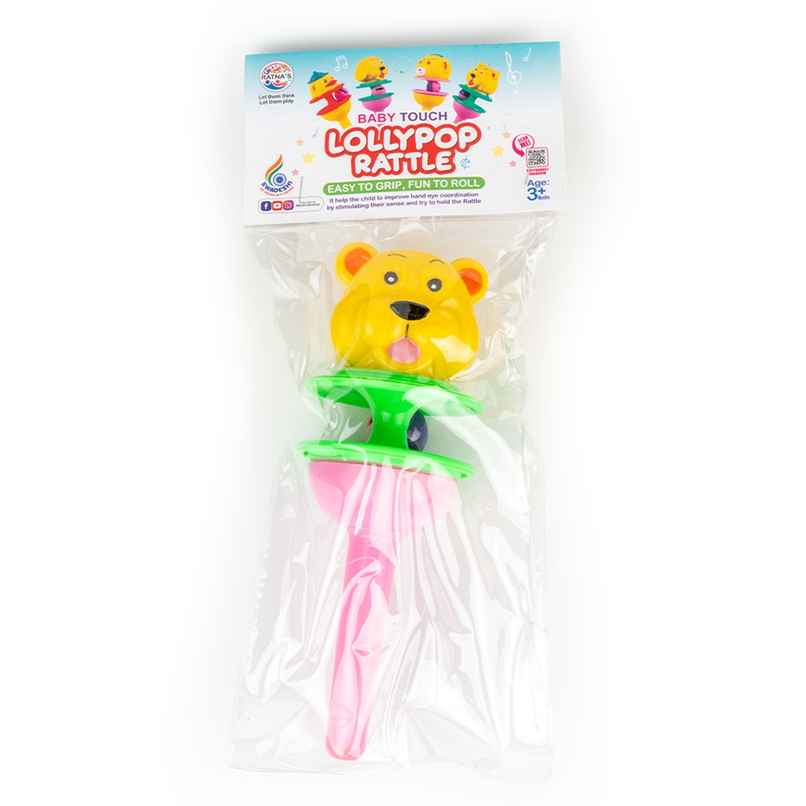 Ratna's Lolly Pop Rattle - Assorted Ratna's Lolly Pop Rattle - Assorted