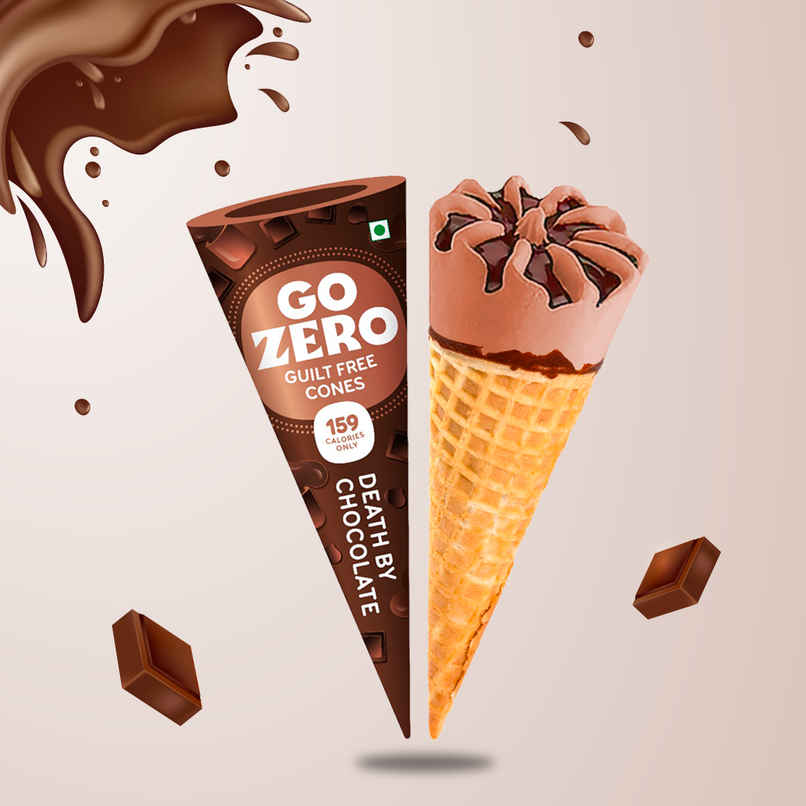 Go Zero - Death By Chocolate - Low Calorie Icecream Cone