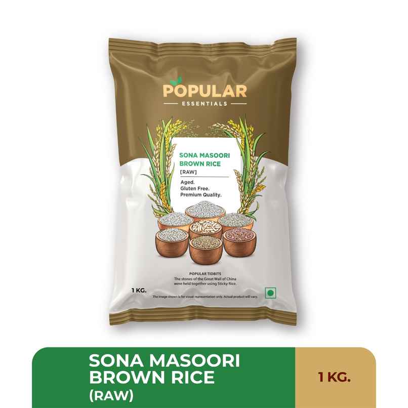 Popular Essentials Sona Masouri Brown Rice