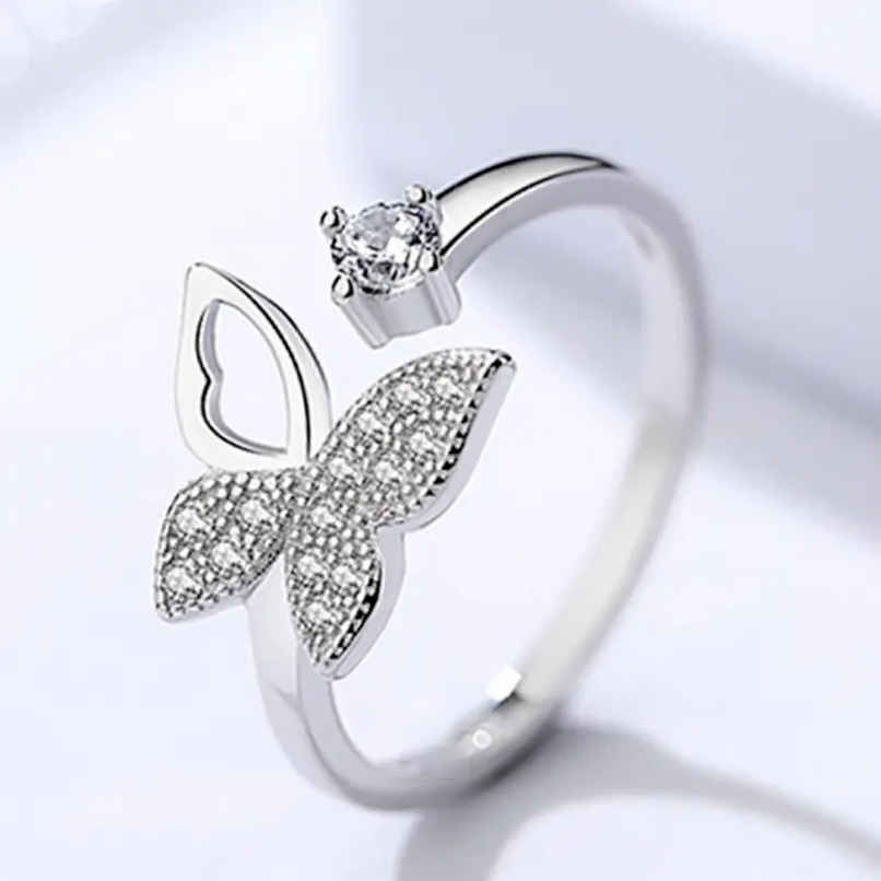 Estailo Fashion Women's Jewellery Rings Silver OS | R0000403