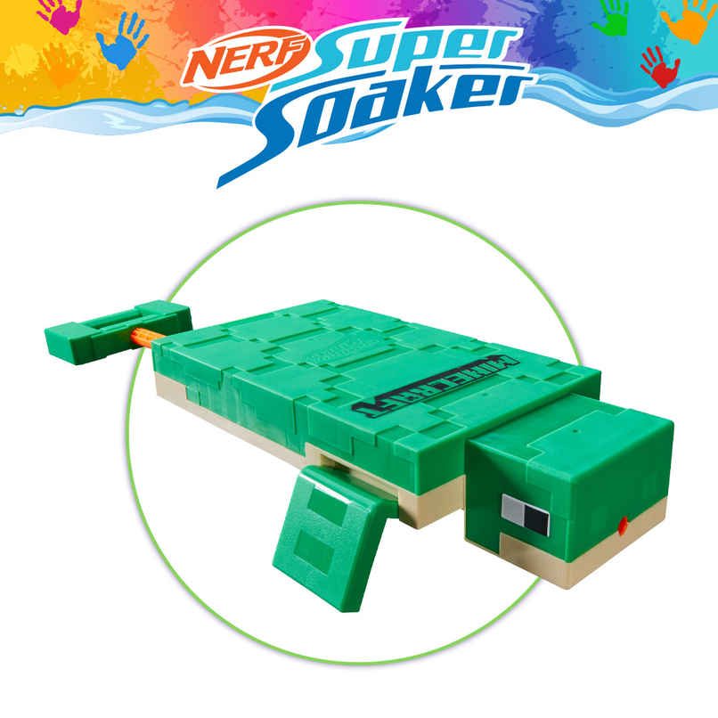 Hasbro Nerf Super Soaker Minecraft Turtle Hasbro Nerf Super Soaker Minecraft Turtle