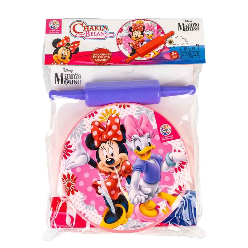 Ratna's Minnie Mouse Chakla Belan Pvc | Assorted
