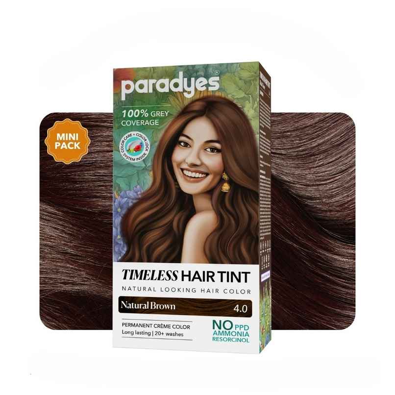 Paradyes Mini Natural Brown Timeless Hair Tint for Complete Grey Coverage Paradyes Mini Natural Brown Timeless Hair Tint for Complete Grey Coverage
