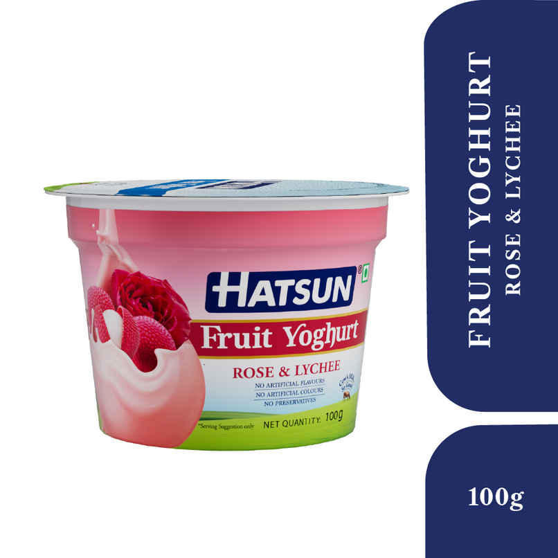 Hatsun Fruit Yoghurt Rose And Lychee