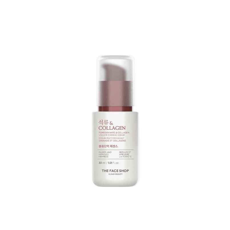 The Face Shop Pomegranate And Collagen Serum, With Hyaluronic Acid, For Skin Firming