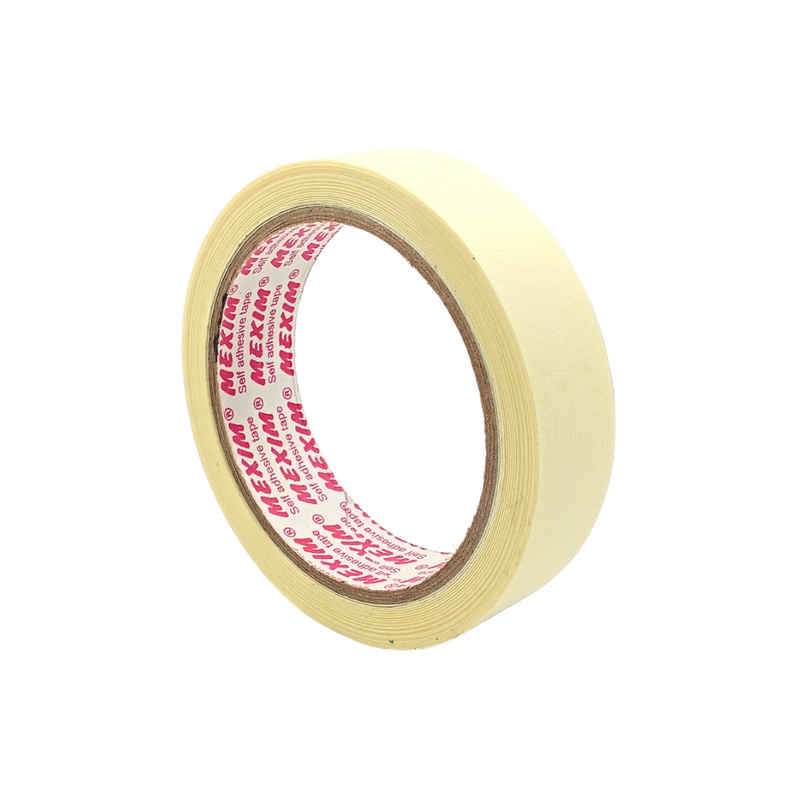 ABK White Masking Tape 18 mm x 20 meters - 1 Pc