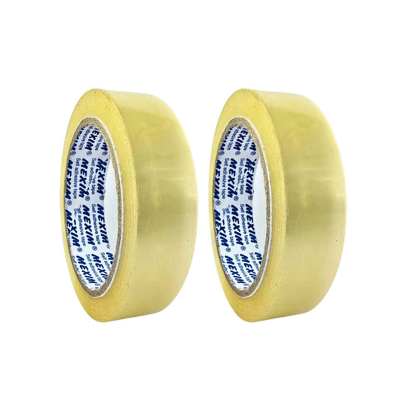 ABK Clear Bopp Packaging Tapes 24 mm x 50 Meters - Pack of 2