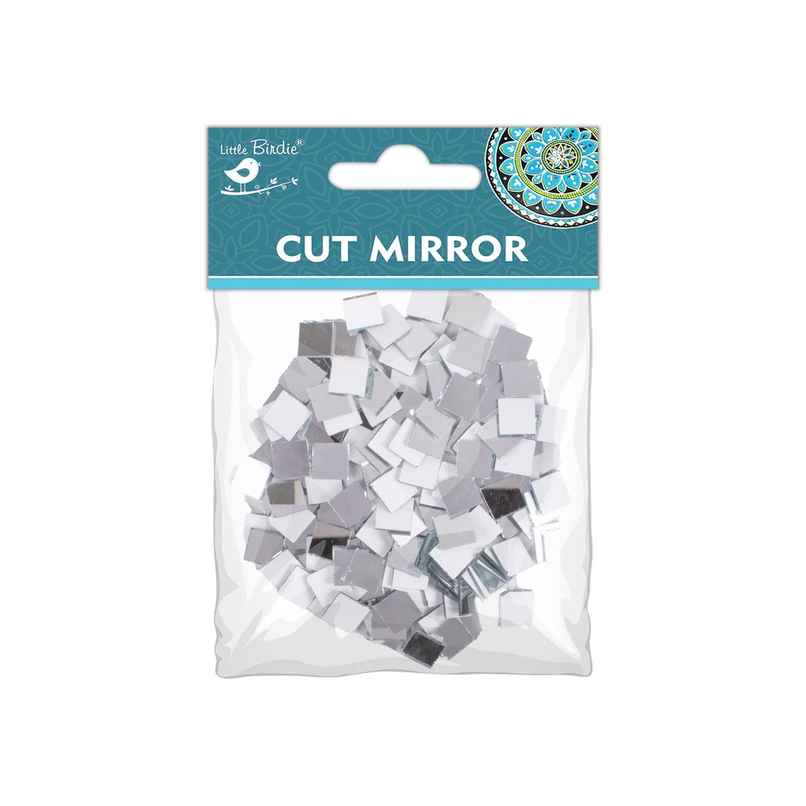 Itsy Bitsy Cut Mirror Square 8mm 50 gms Apx 262 Pc Lb Itsy Bitsy Cut Mirror Square 8mm 50 gms Apx 262 Pc Lb