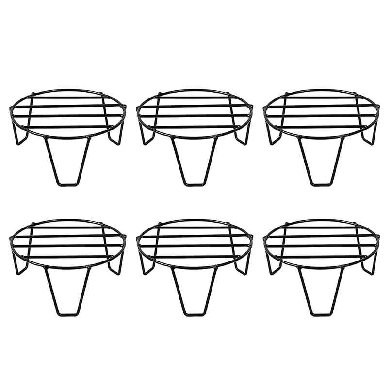 TrustBasket Eclips Stand - Black (Set of 6) | Strong Planter Stand for Balcony Garden & Home Decor TrustBasket Eclips Stand - Black (Set of 6) | Strong Planter Stand for Balcony Garden & Home Decor