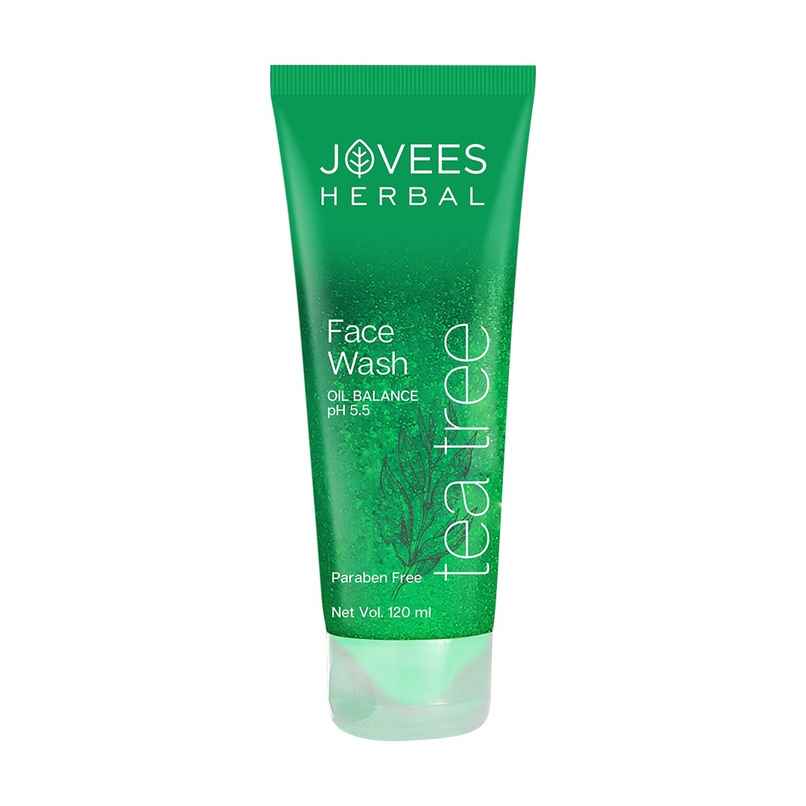 Jovees Herbal Tea Tree Oil Control Face Wash | Oily And Acne Prone Skin